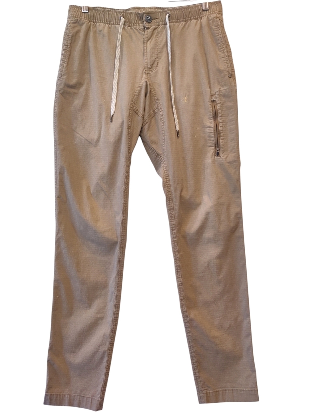 Vuori Men’s Ripstop Climber Pants Size Medium* 31x29 Brown-Beige Cotton *Mended